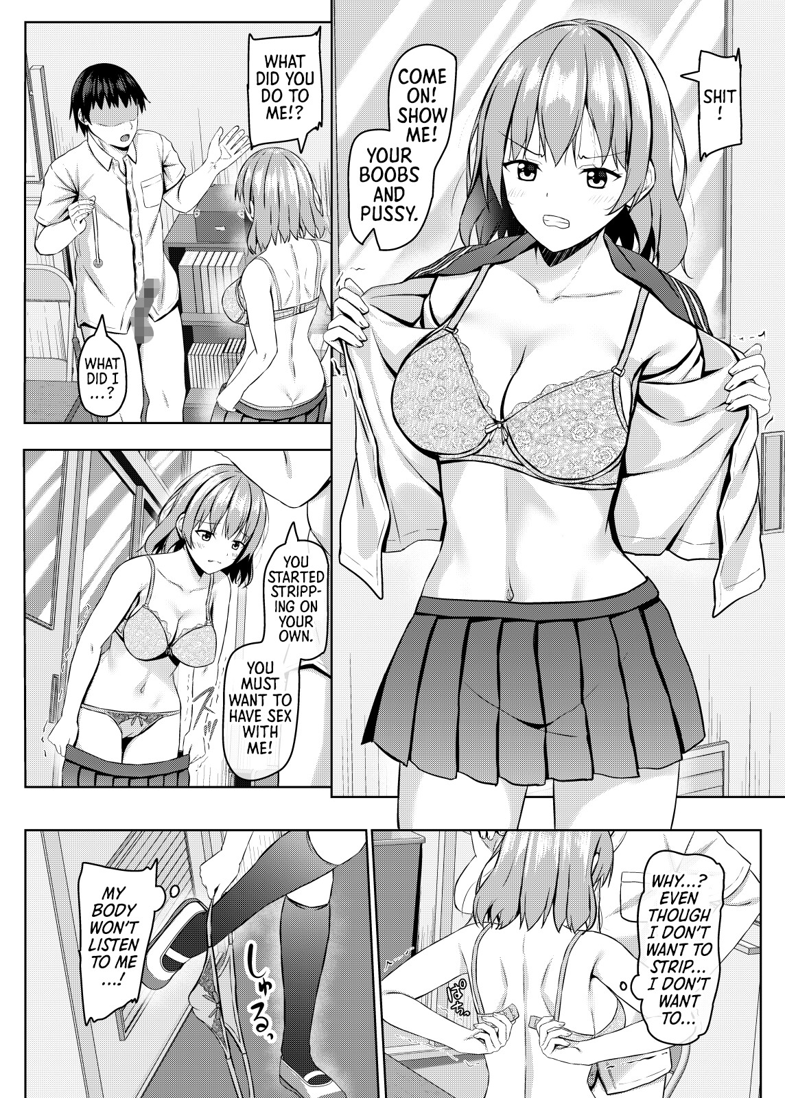 Hentai Manga Comic-Hypnotizing a Cheeky Student from an All Girls School!-Read-2